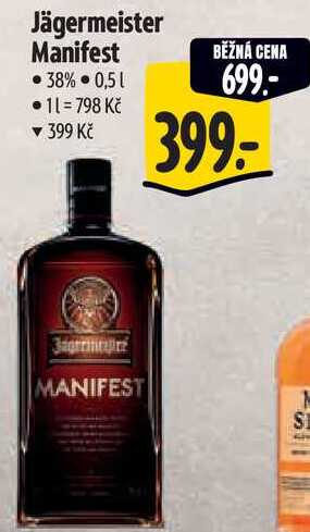 Jägermeister Manifest, 0,5 l