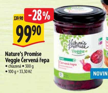 Nature's Promise Veggie Červená řepa, 300 g  