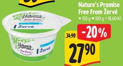Nature's Promise Free From Žervé, 150 g
