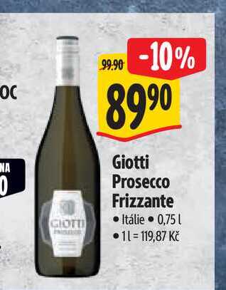  Giotti Prosecco Frizzante 0,75 l