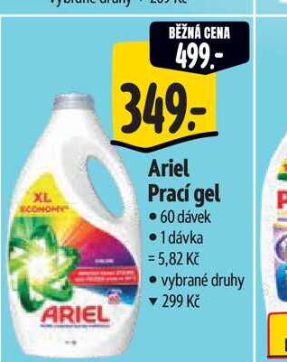 Ariel Prací gel 60 dávek