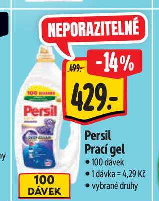 Persil Prací gel 100 dávek