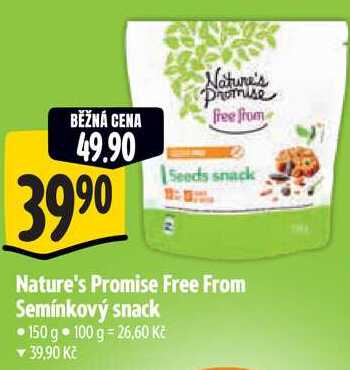 Nature's Promise Free From Semínkový snack, 150 g