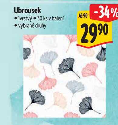 Ubrousek 30 ks v balení