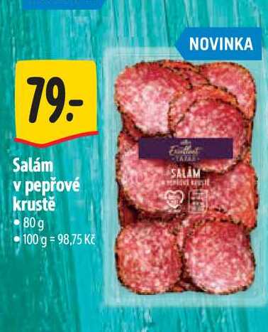 Salám v pepřové krustě 80 g