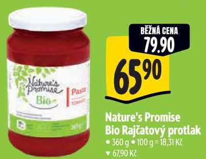 Nature's Promise Bio Rajčatový protlak, 360 g