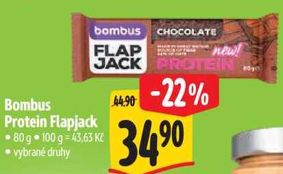 Bombus Protein Flapjack, 80 g