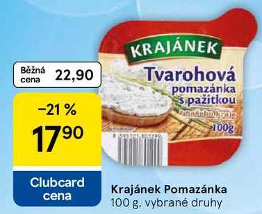 Krajánek Pomazánka, 100 g