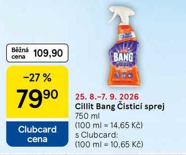 Cillit Bang Čisticí sprej, 750 ml