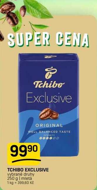 TCHIBO EXCLUSIVE vybrané druhy 250 g | mletá 