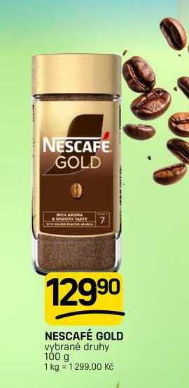 NESCAFÉ GOLD vybrané druhy 100 g