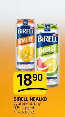 BIRELL NEALKO vybrané druhy 0,5 || plech