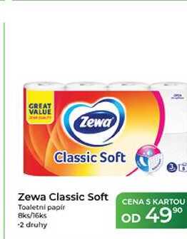 Zewa Classic Soft Toaletni papir 8ks/16ks