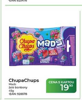 Chupa Chups Mads želé bonbony 45g  
