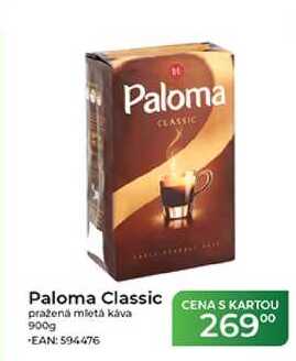 Paloma Classic pražená mletá káva 900g