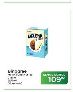 Binggrae Melona Coconut Ice Cream 8x70ml