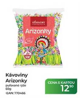 Kávoviny Arizonky pufované rýže 60g