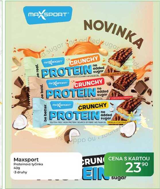 Maxsport Proteinová tyčinka 40g  