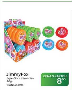 JimmyFox žvýkačka s tetovánim 40g