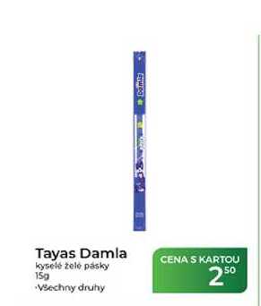 Tayas Damla kyselé želé pásky 15 g