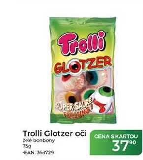 Trolli Glotzer oči 75g želé bonbony