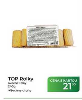 TOP Rolky ovocné rolky 240g