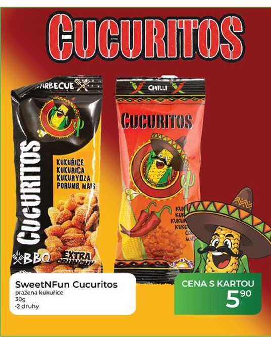 SweetNFun Cucuritos pražená kukuřice 30g