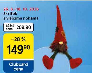 Skřítek s visícíma nohama