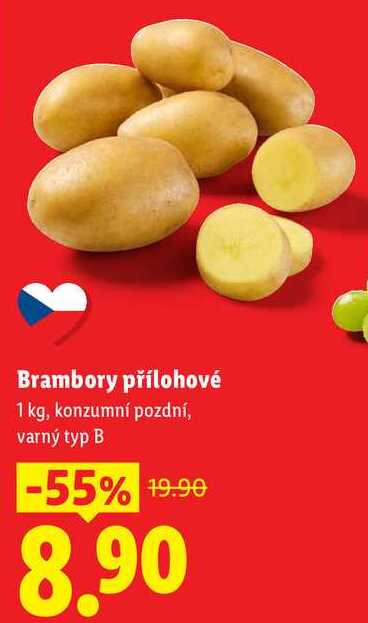 Brambory přílohové, 1 kg