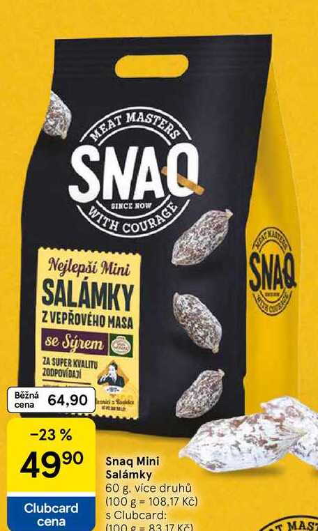 Snaq Mini Salámky, 60 g, více druhů