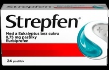 Strepfen Med a Eukalyptus bez cukru