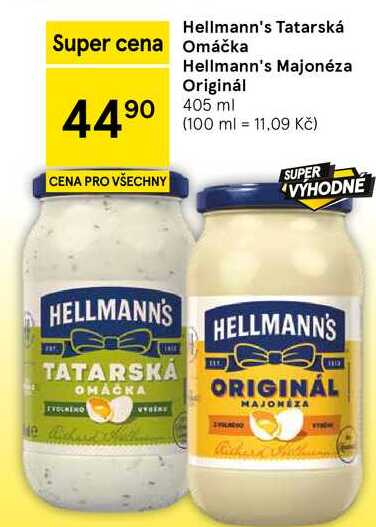 Hellmann's Majonéza Originál, 405 ml  