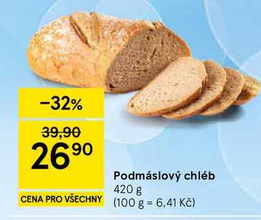 Podmáslový chléb, 420 g 