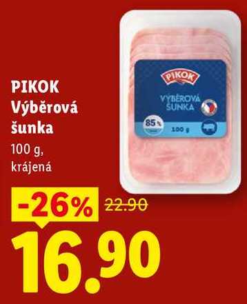 PIKOK Výběrová šunka, 100 g