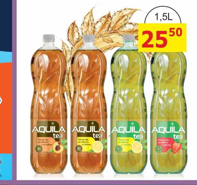 Aquila Tea ledový čaj 1,5l, různé druhy 1.5l