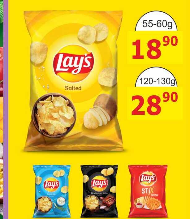 Lay's Salted 55-60g