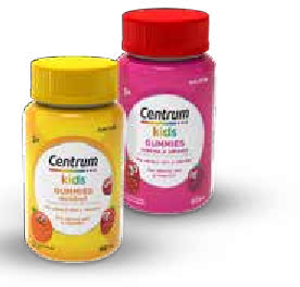 Centrum Kids Gummies malina a jahoda