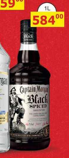Captain Morgan Black SPICED 1L