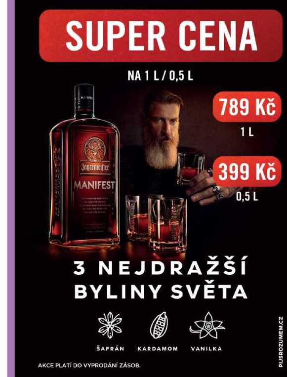 Jägermeister Manifest 1L