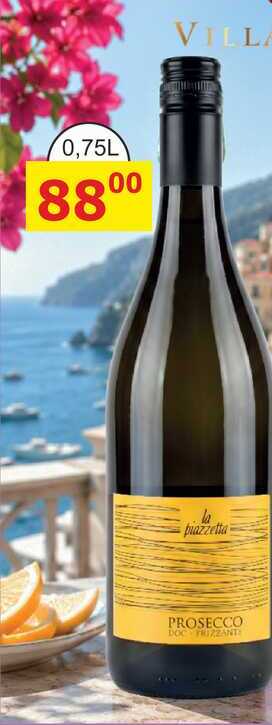 LA piazzetta PROSECCO DOC FRIZZANTE 0,75l