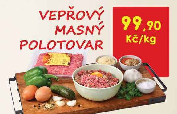 Vepřový masný polotovar 1kg