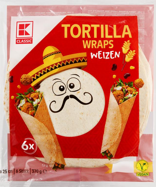 K-Classic Tortilla Wraps pšeničné