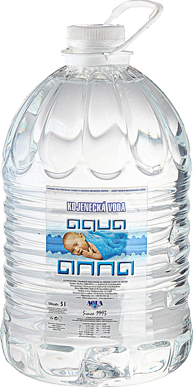 Aqua Anna kojenecká voda 5 l PET láhev