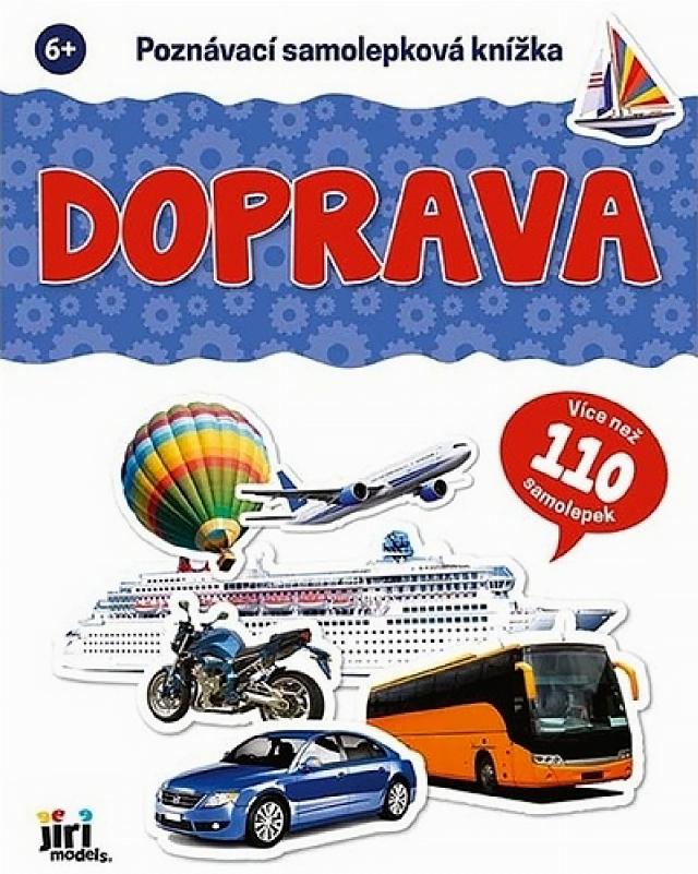 Poznávací samolepková knížka Doprava