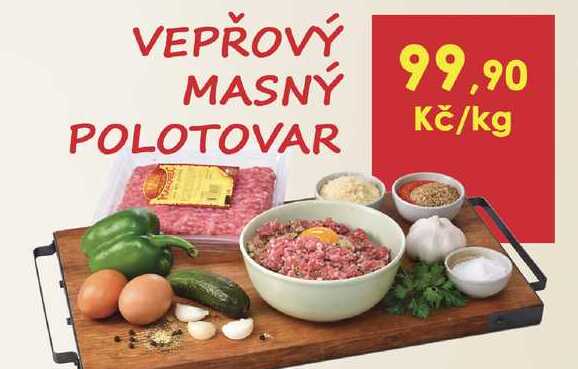 Vepřový masný polotovar 1kg
