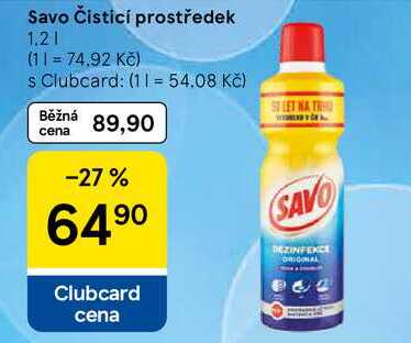 Savo Čisticí prostředek, 1.2 l