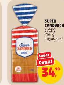SUPER SANDWICH světlý, 750 g