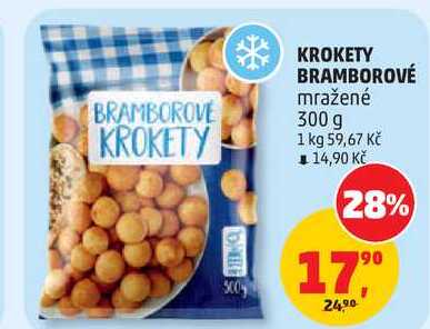 KROKETY BRAMBOROVÉ mražené, 300 g