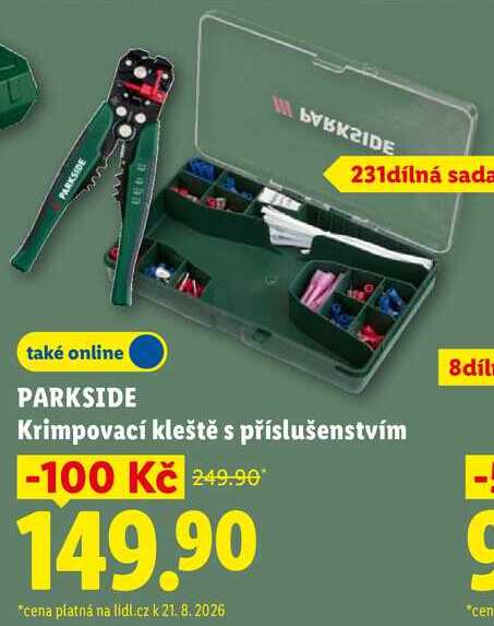 PARKSIDE Krimpovací kleště s příslušenstvím
