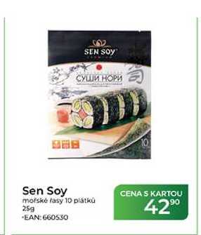 Sen Soy mořské řasy 10 plátků 25g